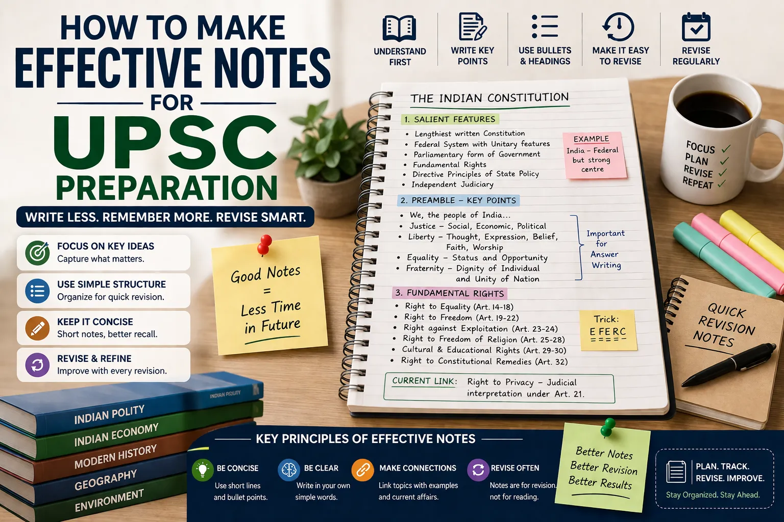 How to Make Effective Notes for UPSC Preparation (Simple...