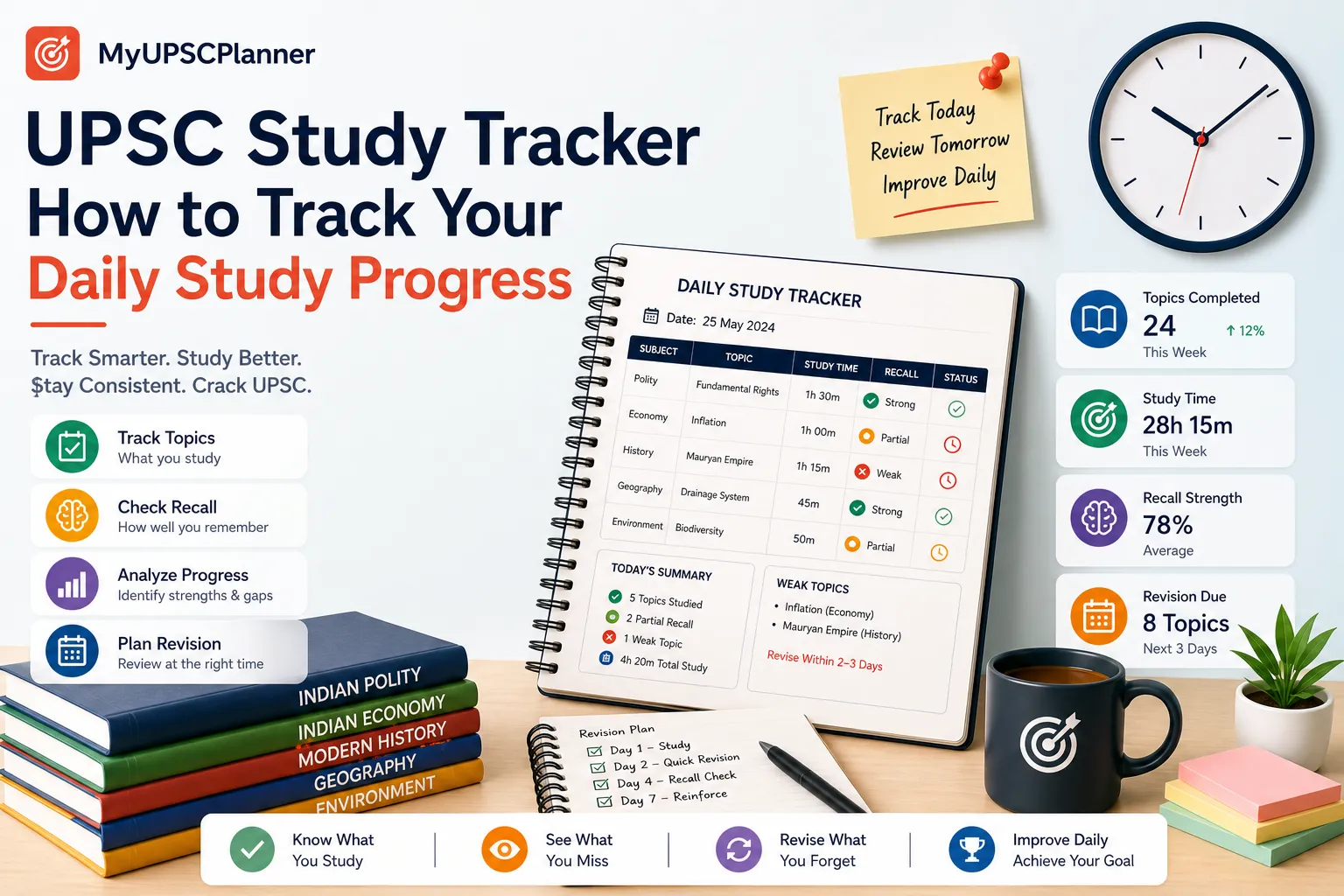 UPSC Study Tracker: How to Track Your Daily UPSC Study...