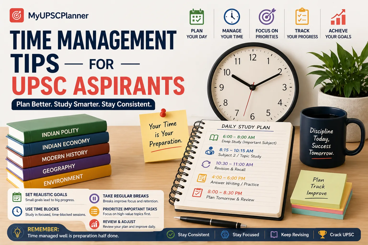 Time Management Tips for UPSC Aspirants (Simple and...